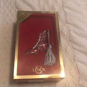 Lenox collectors crystal boot.